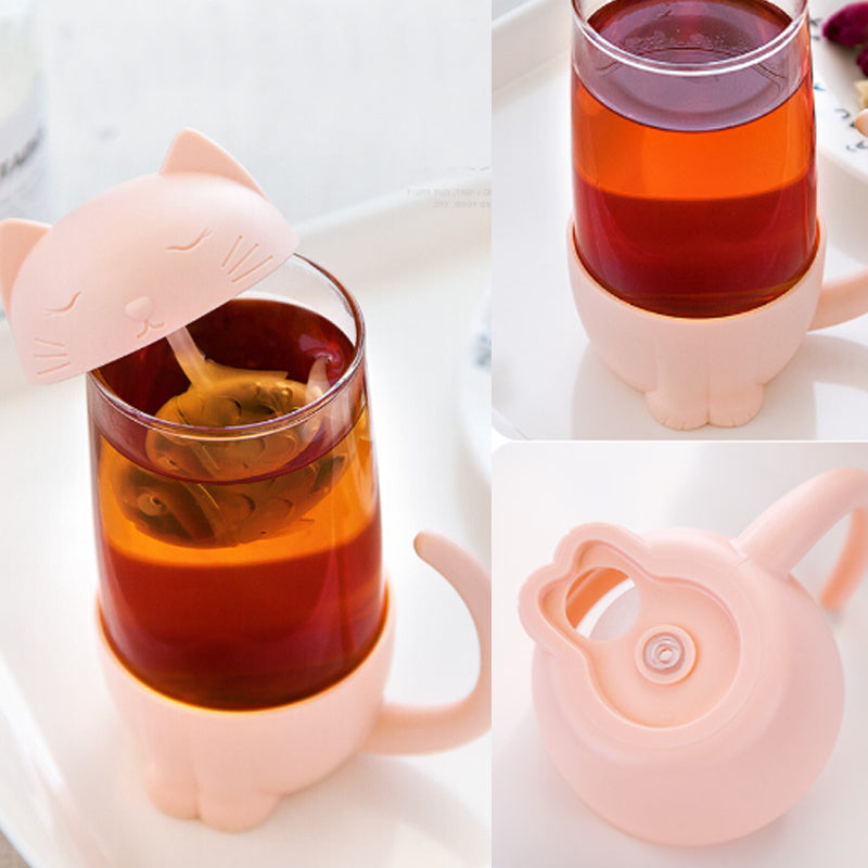 Pretty Cat Cup Tea Infuser