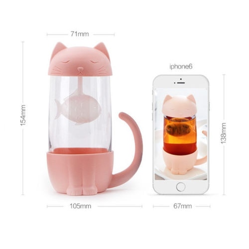 Pretty Cat Cup Tea Infuser